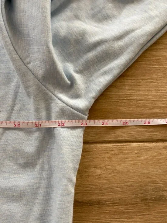 Travis Mathew Cloud 2.0 Quarter Zip Sweater Men's XL Powder Blue Elderberry Golf - Picture 15 of 15